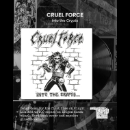 CRUEL FORCE Into the Crypts...LP BLACK + HARD BOOK , PRE-ORDER [VINYL 12"]